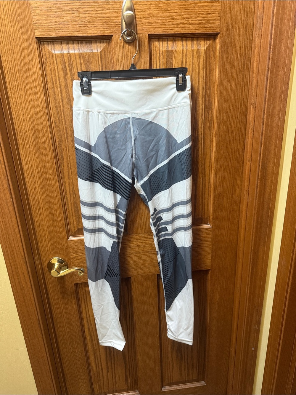Women’s Performance Grey & White Leggings